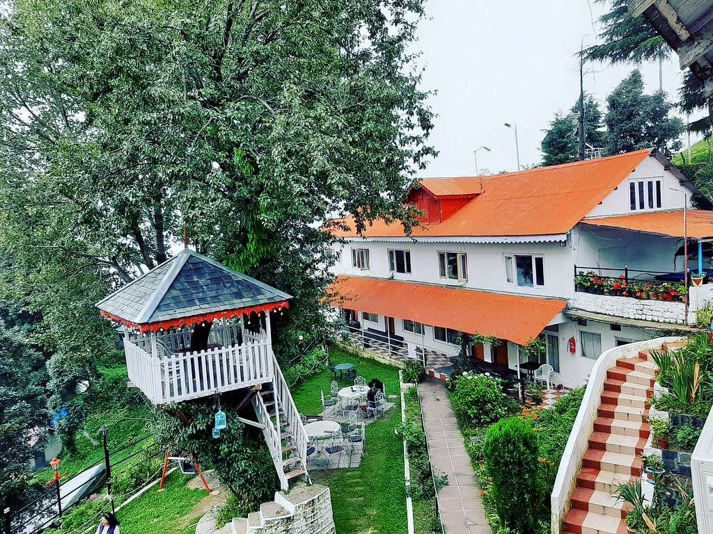 Surrounded by lush greenery, the resort offers a pleasant ambiance 