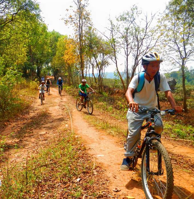Go cycling through the hilly roads of Sohilya Village