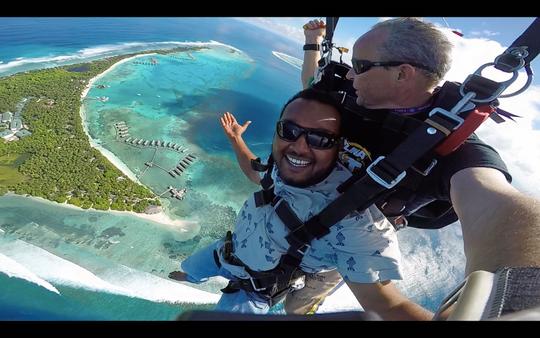 Skydiving in Maldives Image
