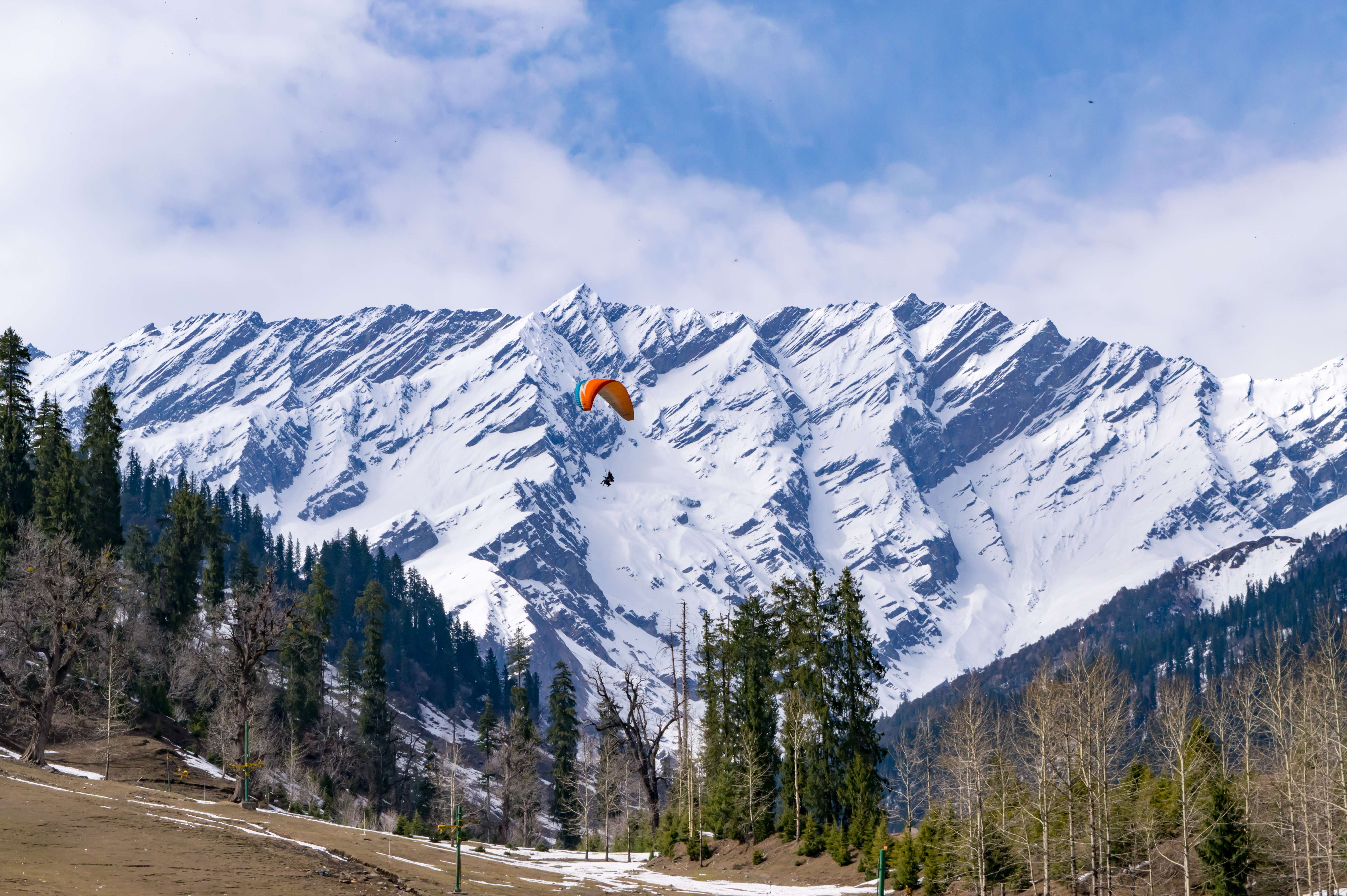Paragliding in Solang Valley