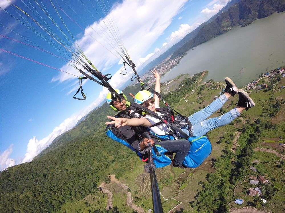 Paragliding in Pokhara Image