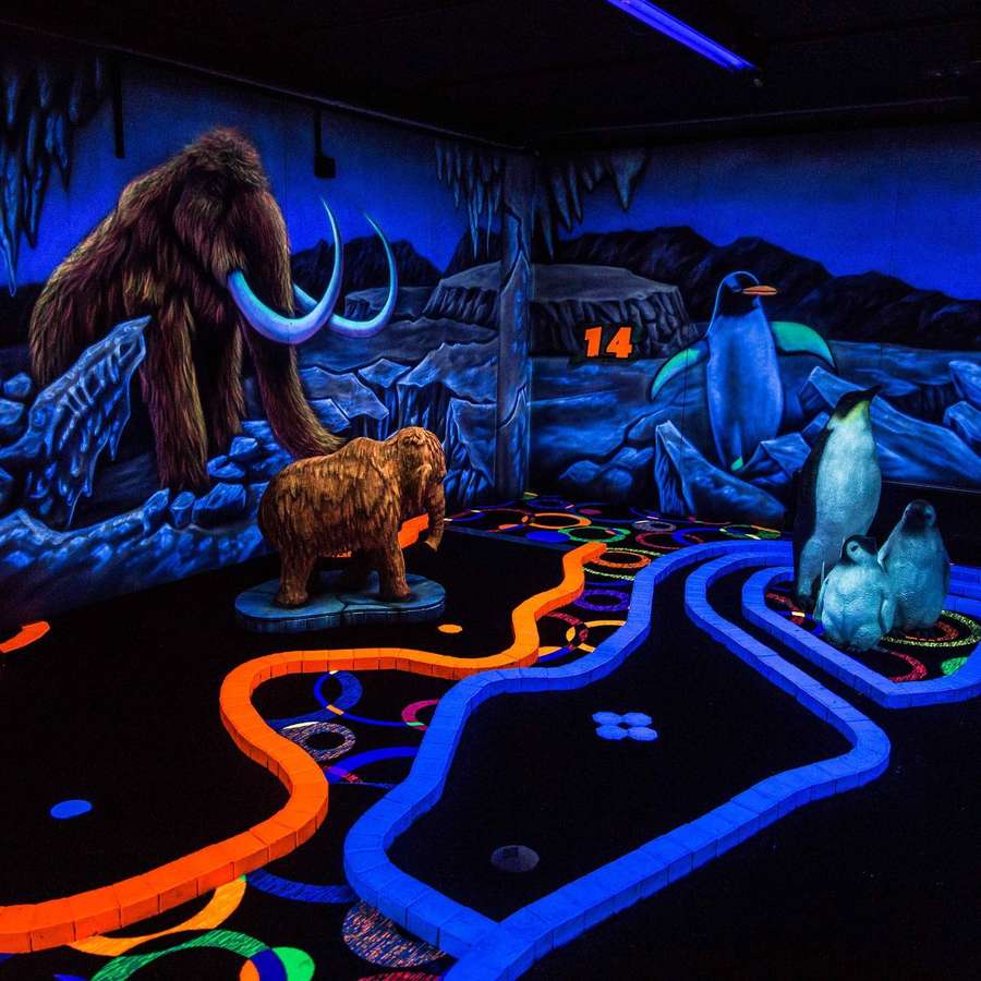 Glow In Dark Mini Golf in Amsterdam