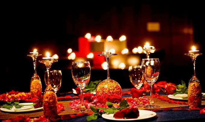 Candle Light Dinner at Bhagini Icon, Bangalore.