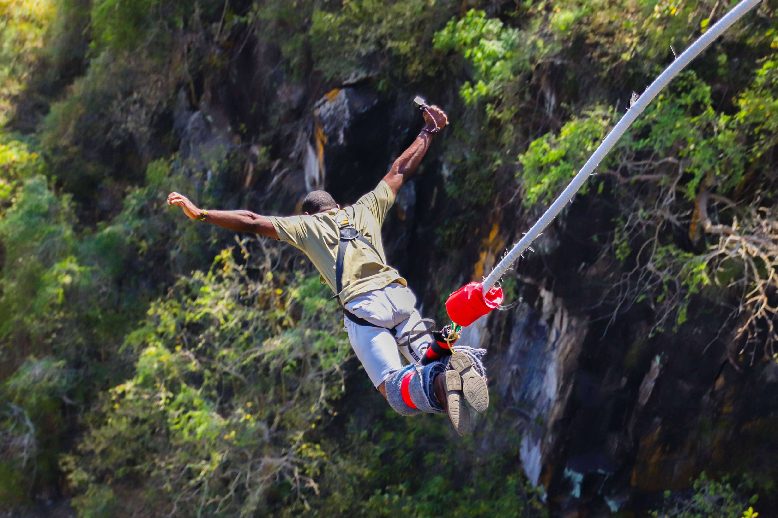 Bungee Jumping in Mawdok Valley, Meghalaya