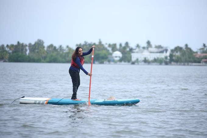 Experience the thrill of paddling on Kerala’s crystal-clear waters