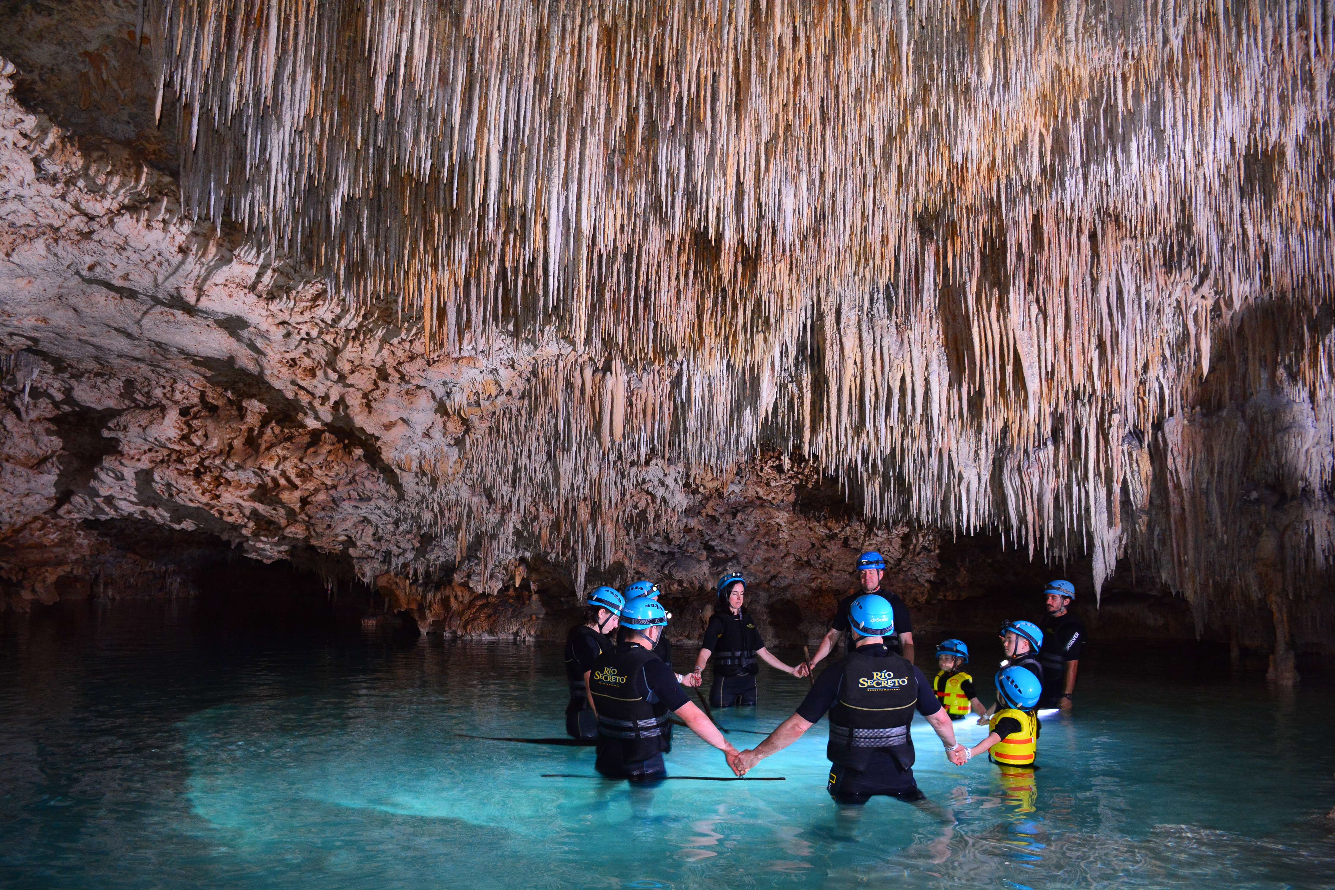 Go on a guided tour to Rio Secreto which is apt for any history, geology, and nature lovers