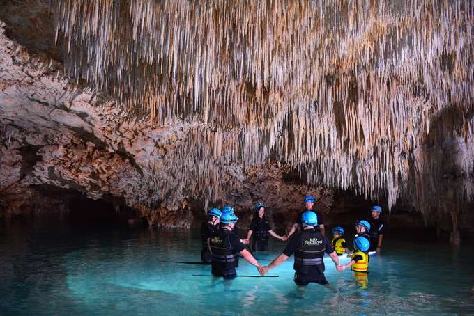 Go on a guided tour to Rio Secreto which is apt for any history, geology, and nature lovers