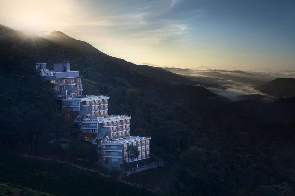 Aeriel view of the property