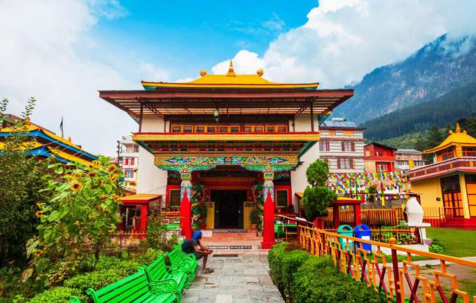 Visit Tibetan monastery on a half day Manali local sightseeing tour