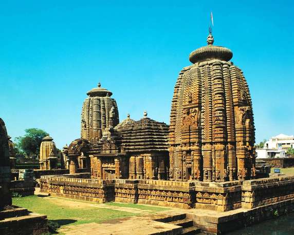 Stunning architecture of Lingaraj temple