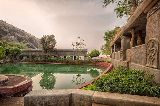 Relax by the poolside