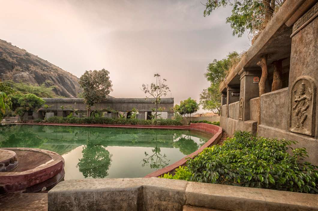 Relax by the poolside