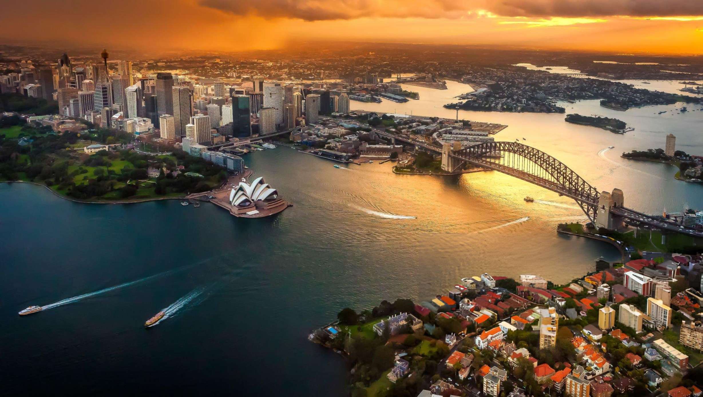 Aerial View of the Sydney
