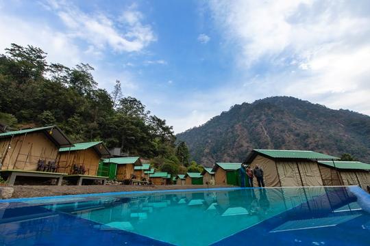 Camping in Rishikesh With Swimming Pool Image
