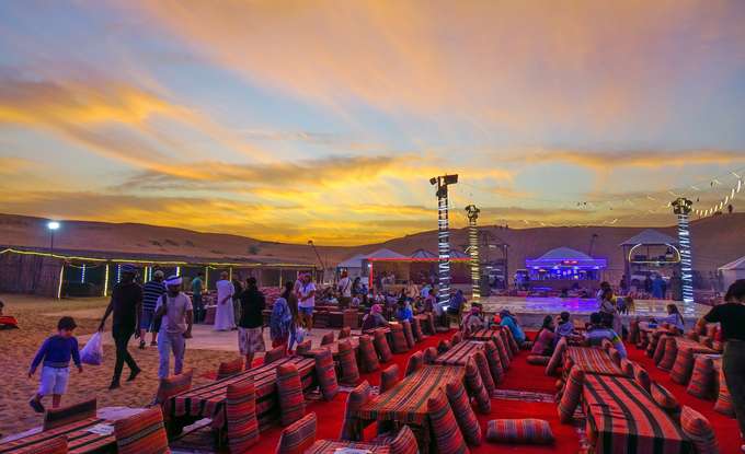 Enjoy this comfy set up in this private tour as the sun sets