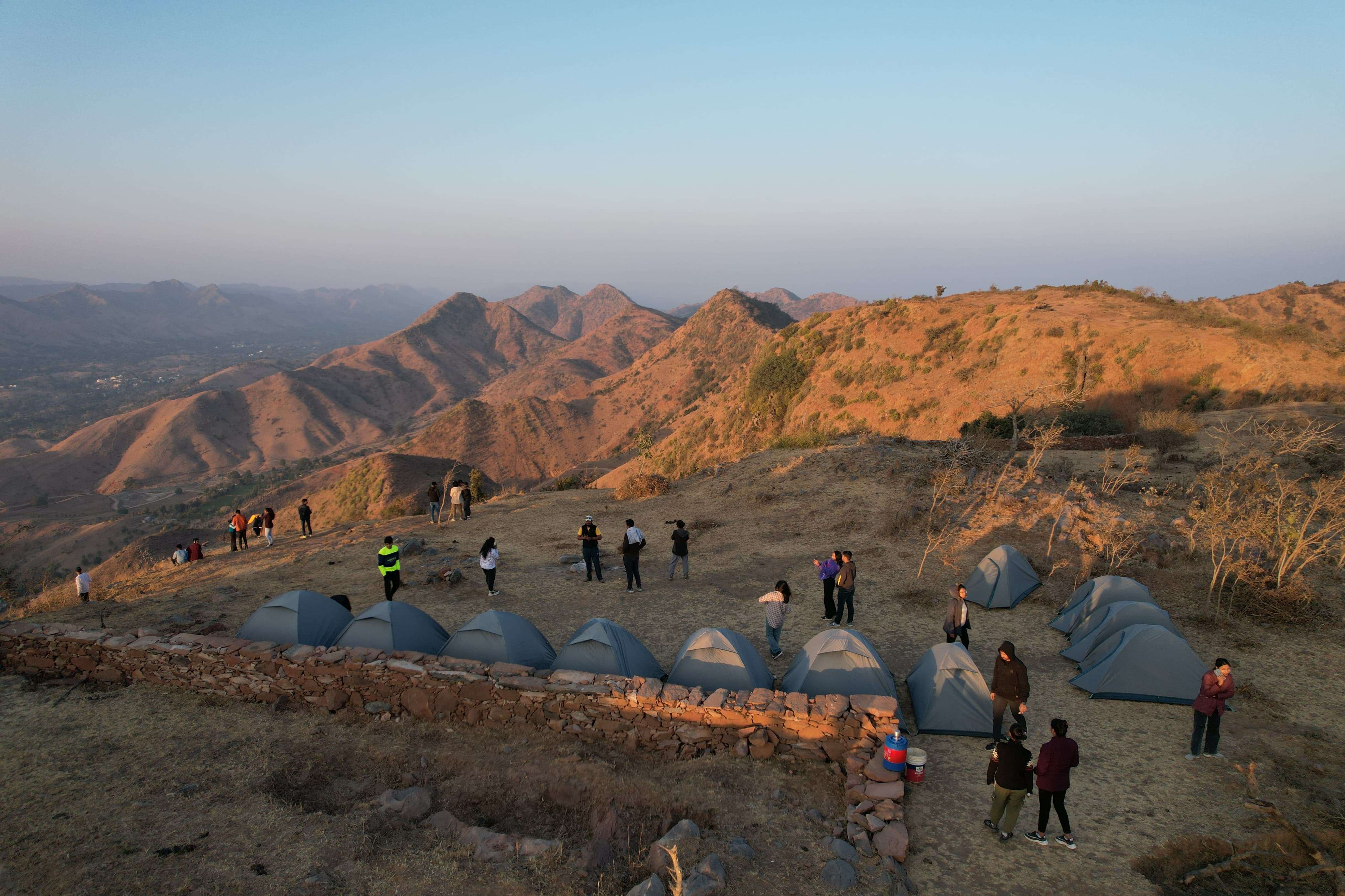 Experience the thrill of the Shiva Valley trek with camping in Kumbhalgarh, a 2-day, 1-night adventure