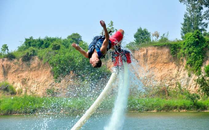 Flyboarding in Pattaya.