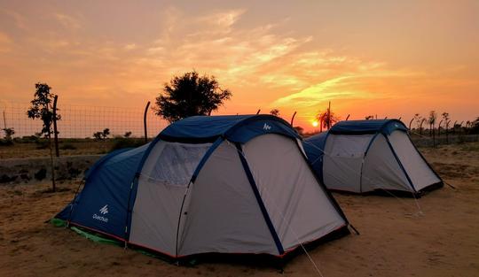 Sambhar Lake Camping Image
