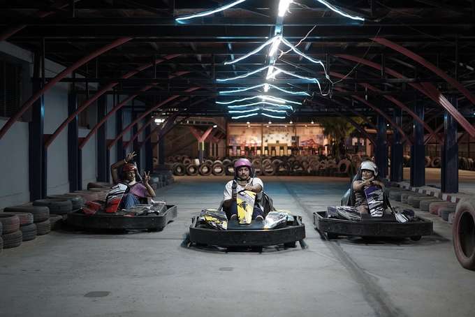 Race safely with well-equipped helmets and protective gear