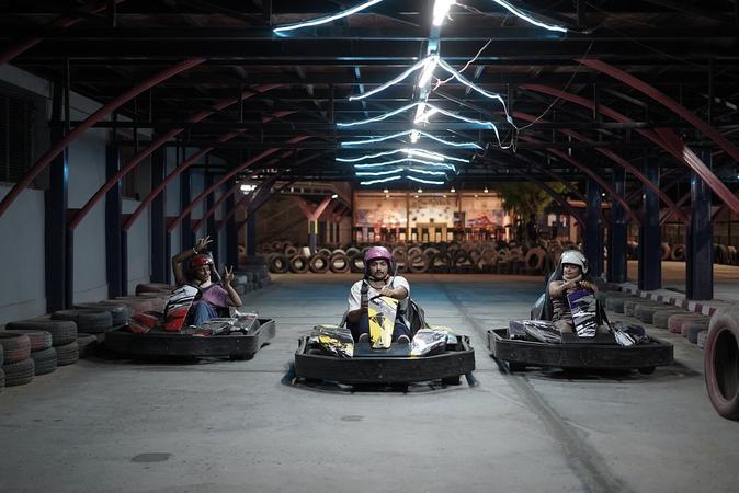 Race safely with well-equipped helmets and protective gear