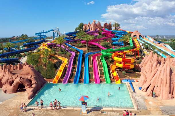 Visit the famous Slide & Splash Water Park and explore its 25 attractions