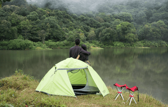 Nature Camping In Mawsynram Meghalaya Image