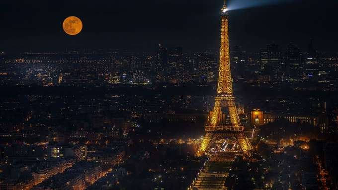 Cityscape of Paris from the Eiffel Tower
