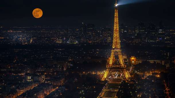 Cityscape of Paris from the Eiffel Tower