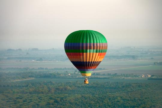 Hot Air Balloon In Rishikesh Image