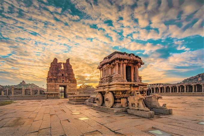 The stunning Group of Monuments at Hampi