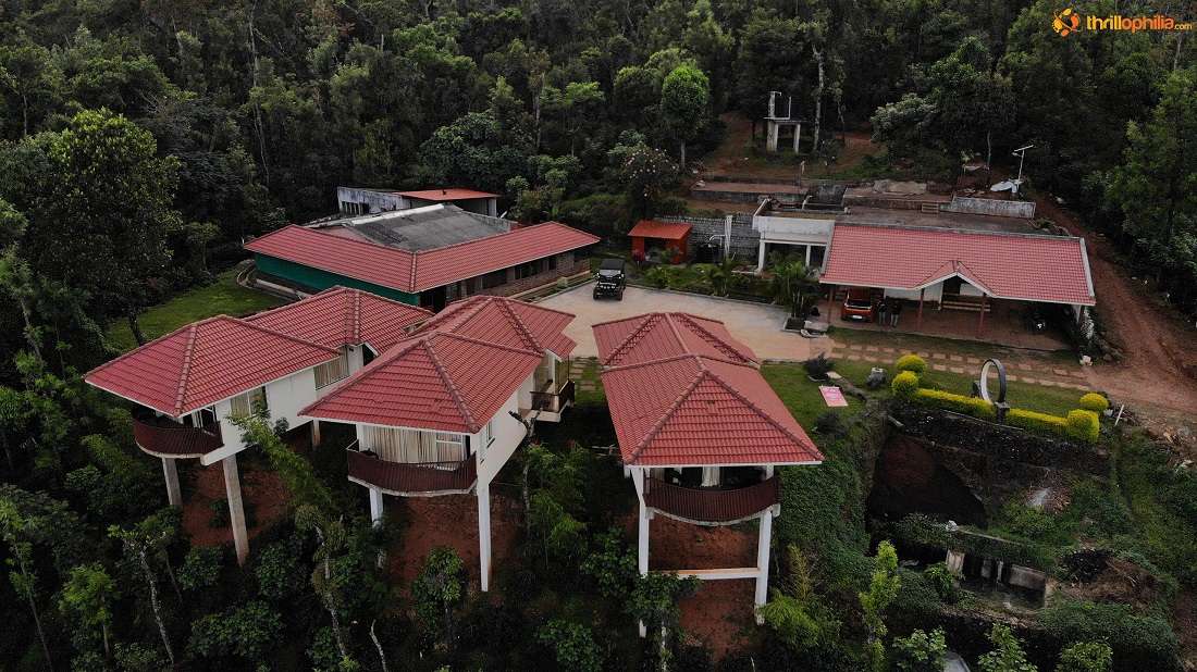 Aerial view of the Homestay