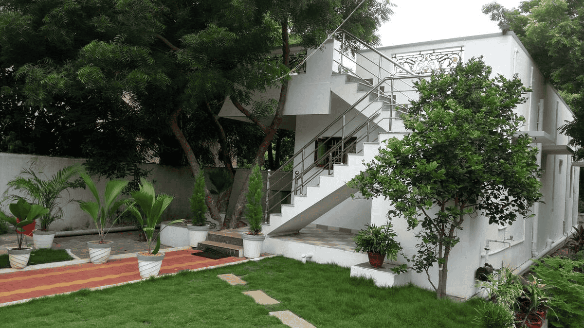 Outside view of the villa