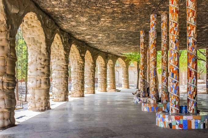 Explore Chandigarh's Rock Garden, a creative fusion of art, nature, and sculptures