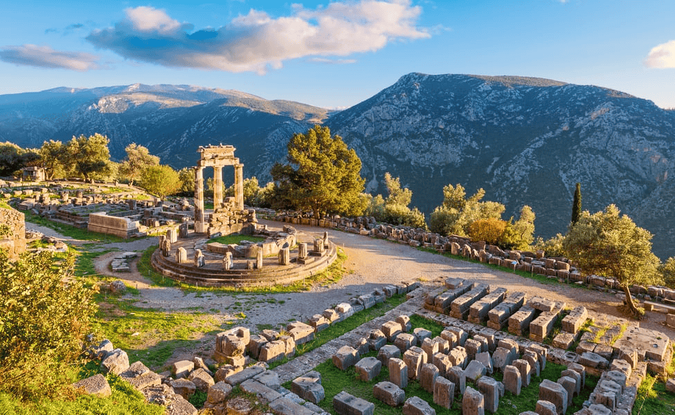 Delphi Aerial View