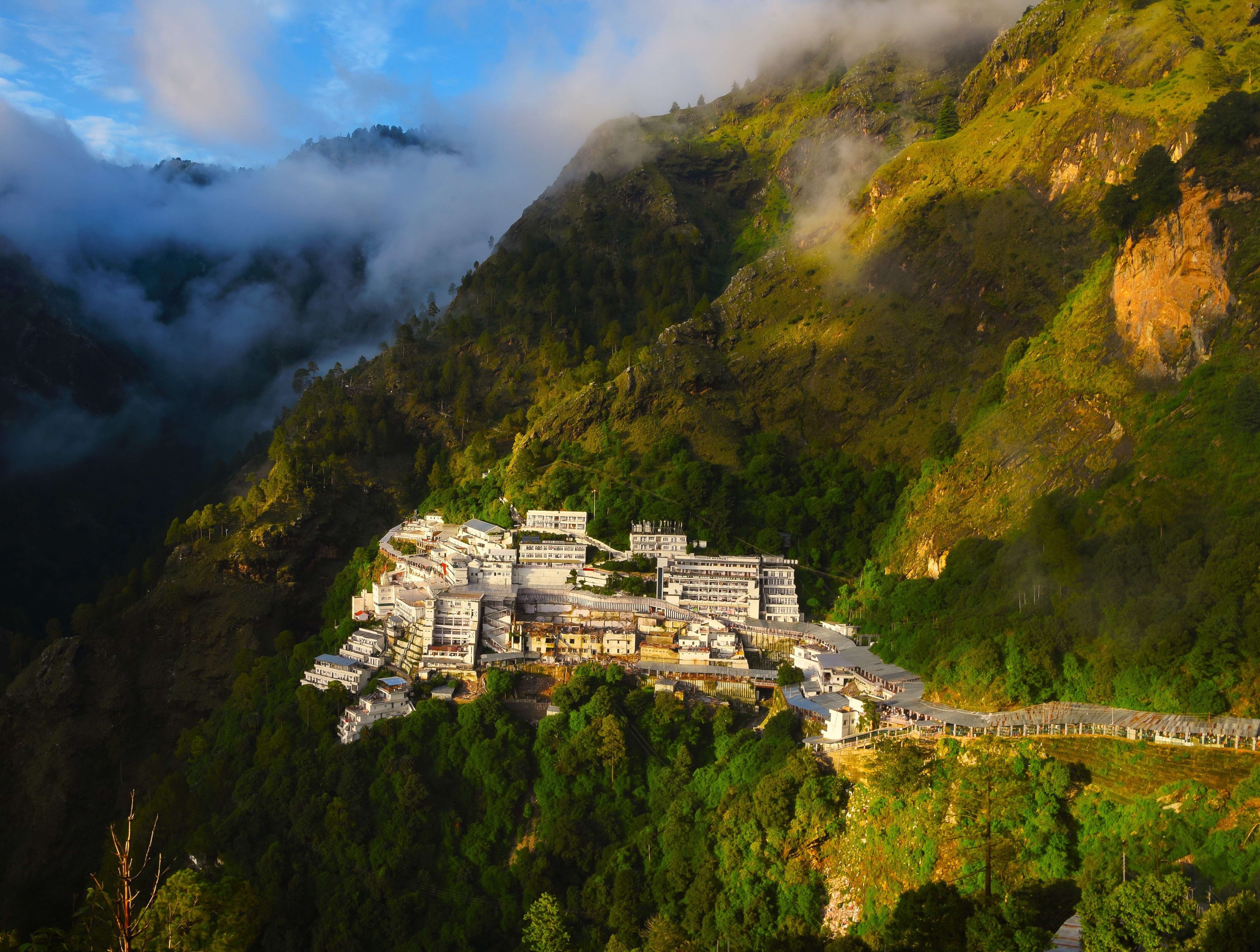 Visit Vaishno Devi, a cave shrine in Jammu & Kashmir