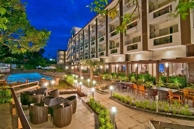 Exterior view of the resort