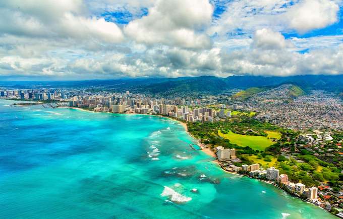 Swim in the turquoise waters of Hawaii