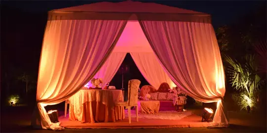 Romantic Cabana Candlelight Dinner at Taj Vivanta Image