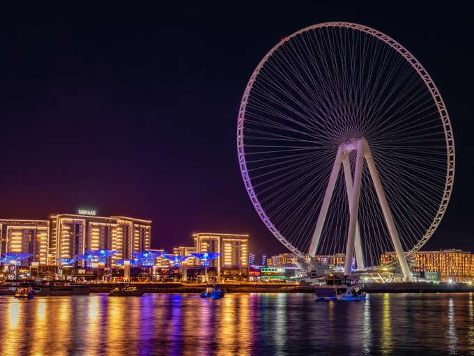 The night view of the Marine Eye looks absolutely stunning