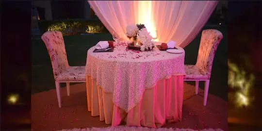 Romantic Cabana Candlelight Dinner at Taj Vivanta Image