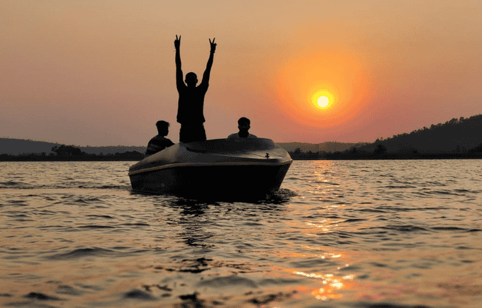 Make your trip to Ramanagara unforgettable with a speed boat adventure that will leave you buzzing