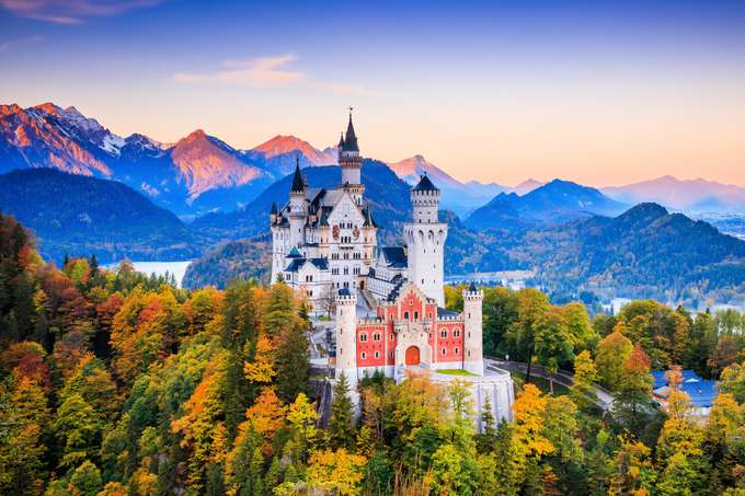 Enjoy amazing views of Neuschwanstein Castle