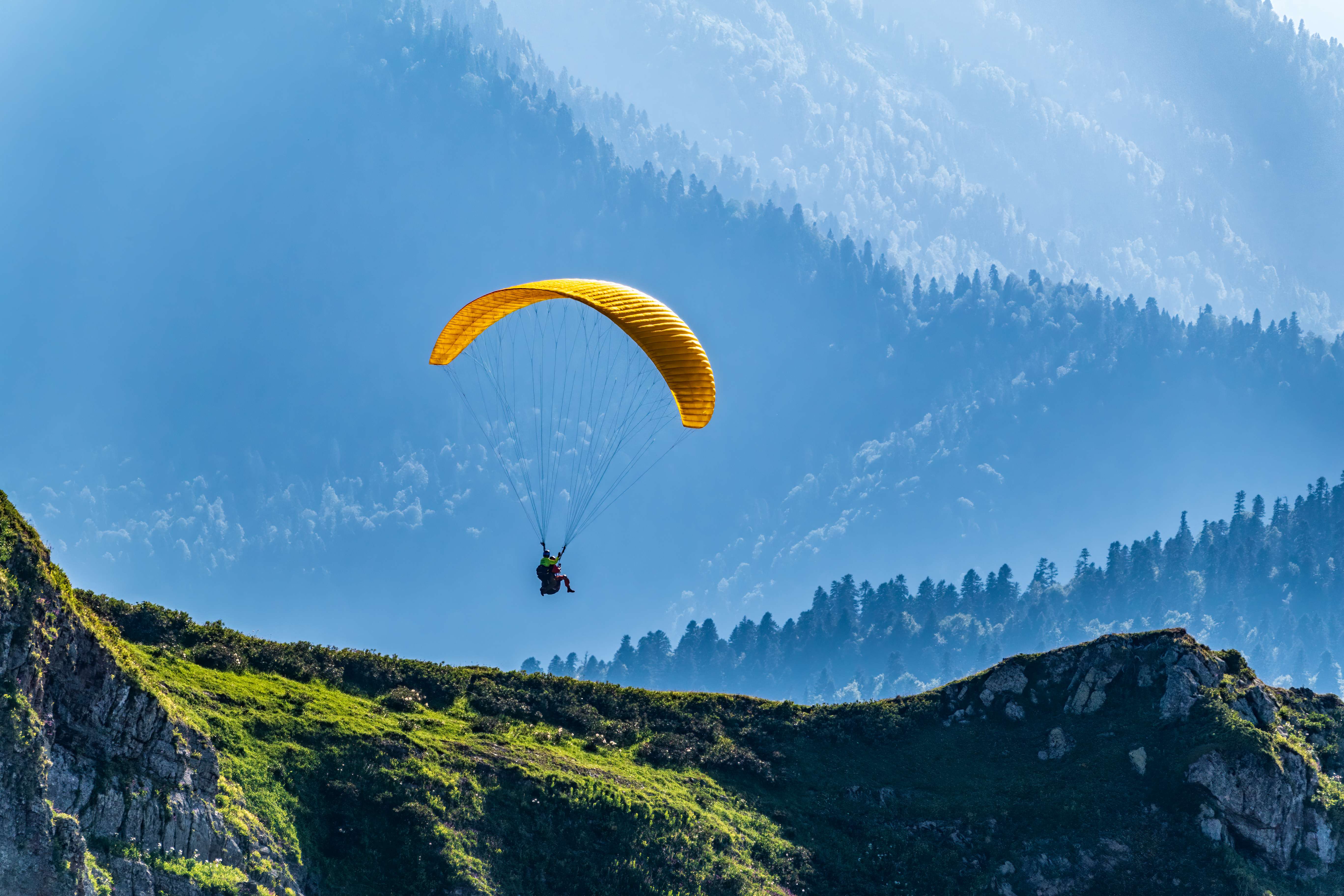 Embark on fun paragliding experience in Dehradun