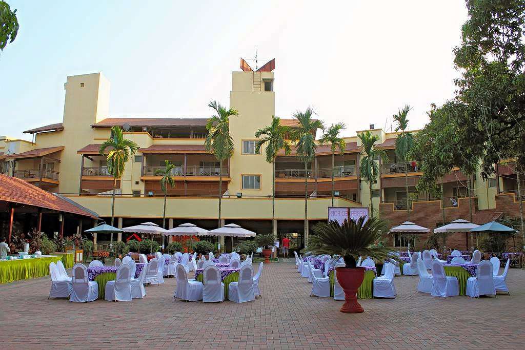 Exterior view of the resort