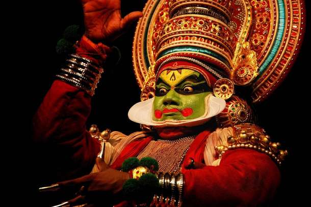 Enjoy the elegance of Kathakali’s hand gestures and powerful expressions