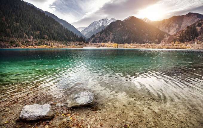Issyk Lake, Kazakhstan