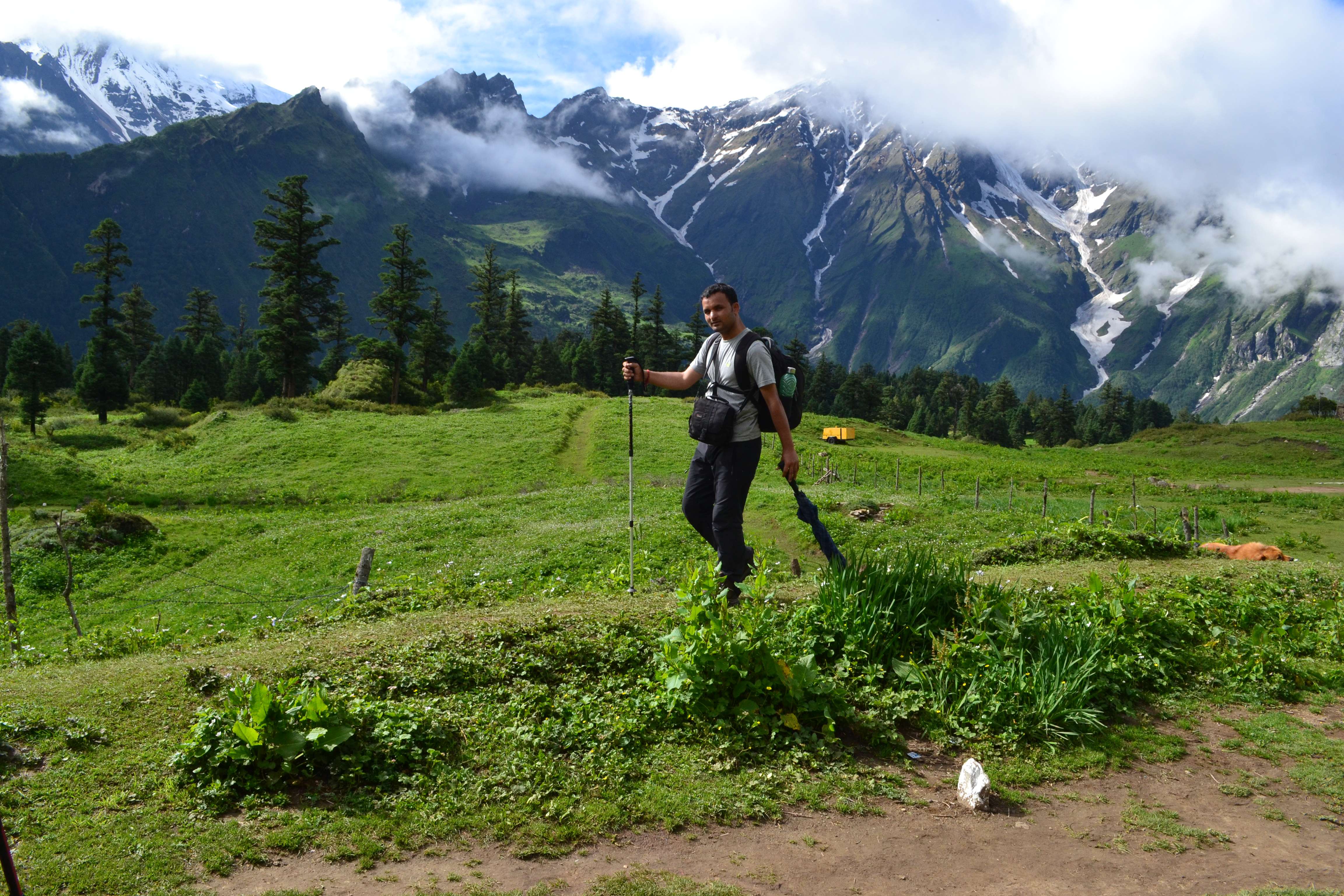 Experience a 2-day trek to Moth Bugyal with scenic views and camping