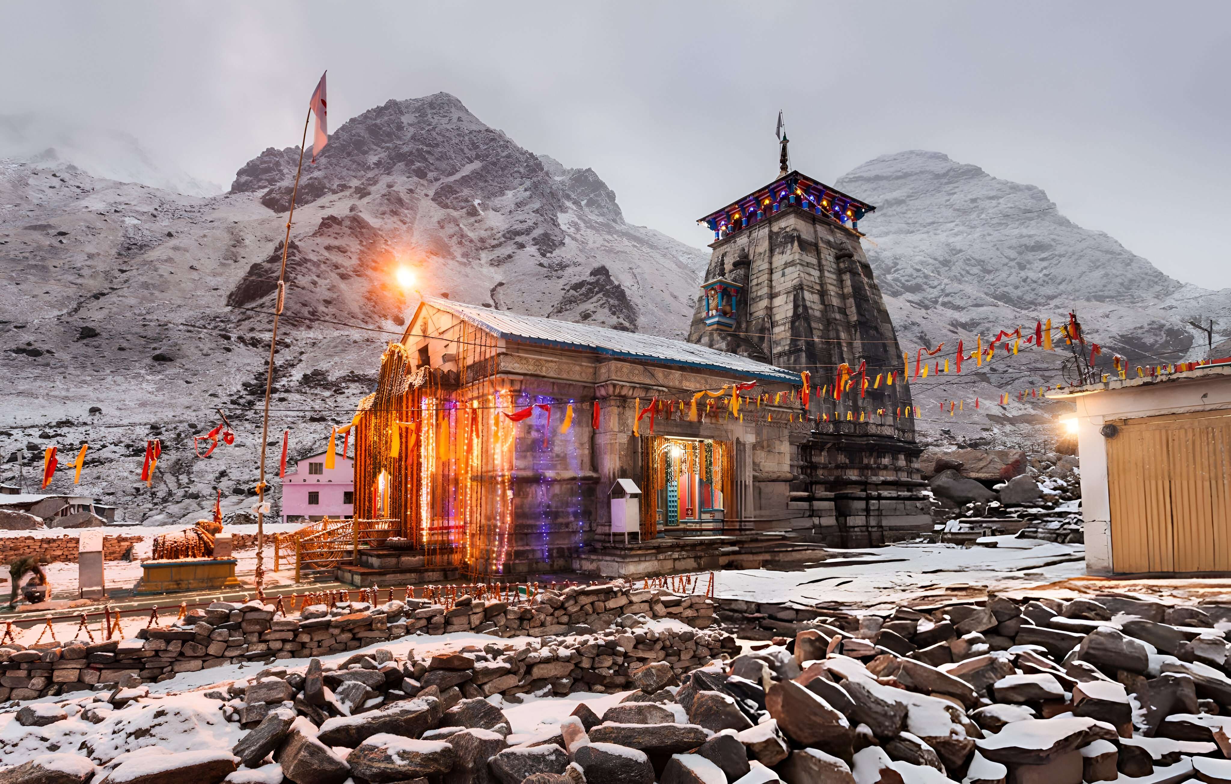 Seek blessings at the sacred Kedarnath Temple