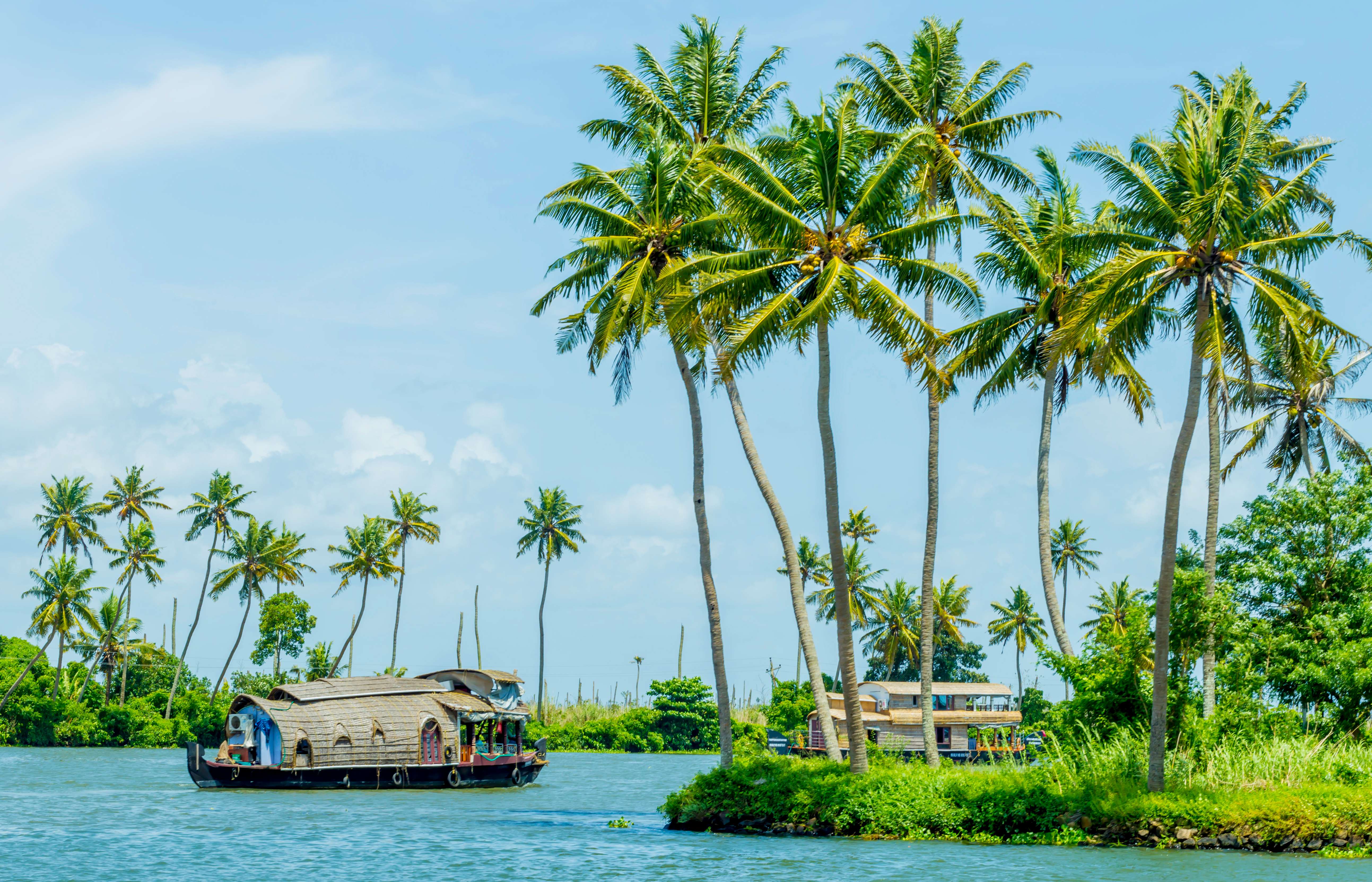 Houseboat on the backwaters of Alleppey
