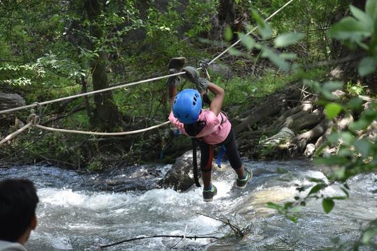 Riverside camping in Kullu Image